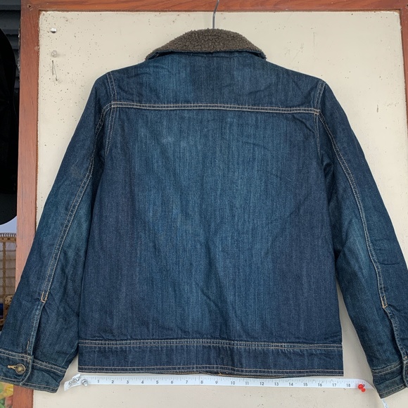 ROUTE 66 FLEECE LINED DENIM TRUCKER JACKET - Picture 5 of 5